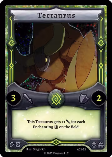 Tectaurus (AC1-23), Artist Collection — Elestrals card price