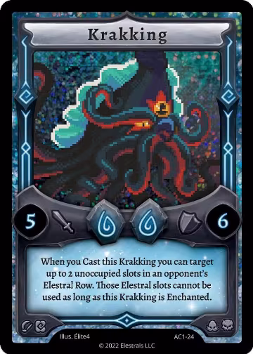 Krakking (AC1-24), Artist Collection — Elestrals card price