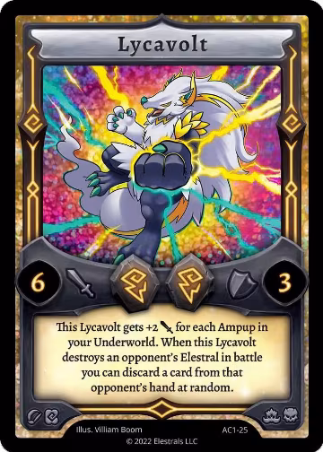 Lycavolt (AC1-25), Artist Collection — Elestrals card price
