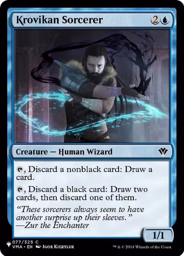 Krovikan Sorcerer (077/325), The List Reprints — Magic card price