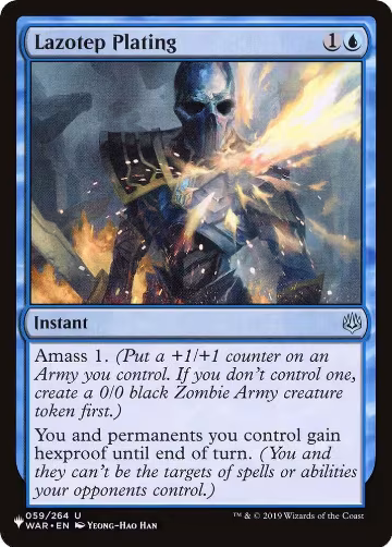 Lazotep Plating (059/264), The List Reprints — Magic card price