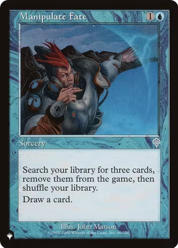 Manipulate Fate (60/350), The List Reprints — Magic card price
