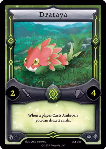 Drataya (BS1-006), Base Set [First Edition] — Elestrals card price