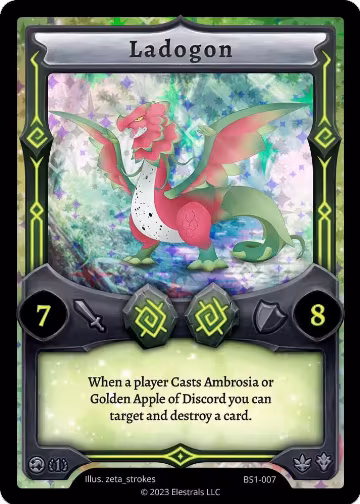 Ladogon (BS1-007), Base Set [First Edition] — Elestrals card price
