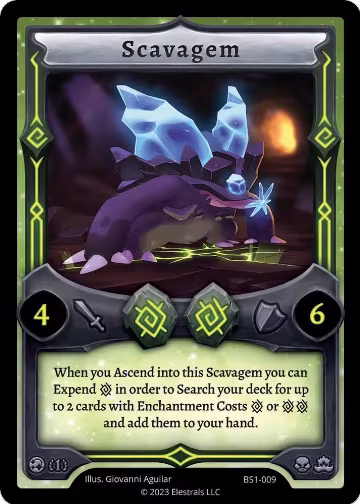 Scavagem (BS1-009), Base Set [First Edition] — Elestrals card price