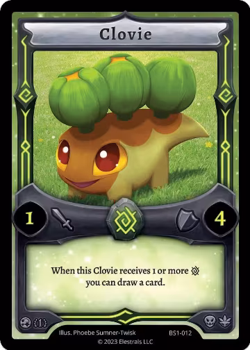 Clovie (BS1-012), Base Set [First Edition] — Elestrals card price