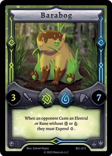 Barabog (BS1-015), Base Set [First Edition] — Elestrals card price