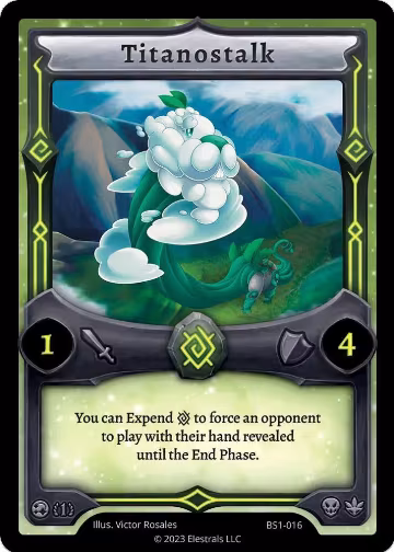 Titanostalk (BS1-016), Base Set [First Edition] — Elestrals card price