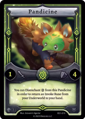 Pandicine (BS1-019), Base Set [First Edition] — Elestrals card price