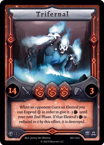 Trifernal (BS1-022), Base Set [First Edition] — Elestrals card price