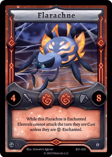 Flarachne (BS1-030), Base Set [First Edition] — Elestrals card price