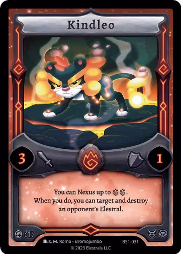 Kindleo (BS1-031), Base Set [First Edition] — Elestrals card price