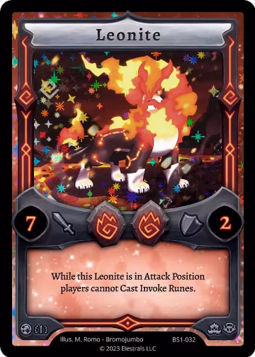 Leonite (BS1-032), Base Set [First Edition] — Elestrals card price
