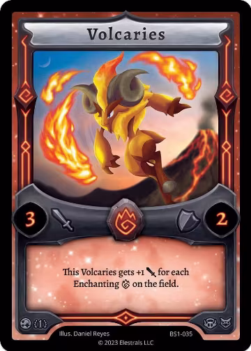 Volcaries (BS1-035), Base Set [First Edition] — Elestrals card price