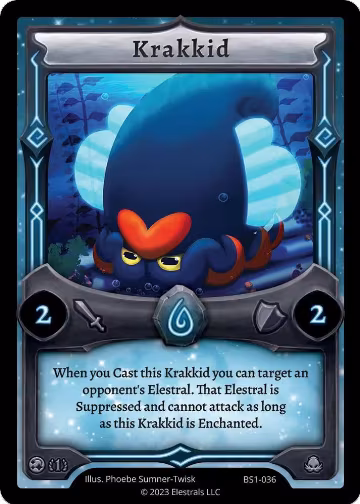 Krakkid (BS1-036), Base Set [First Edition] — Elestrals card price