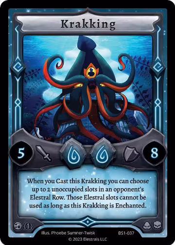 Krakking (BS1-037), Base Set [First Edition] — Elestrals card price