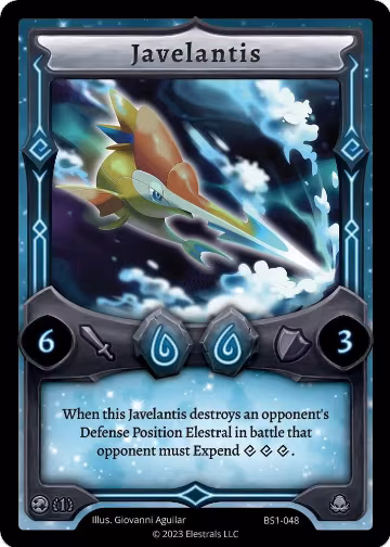 Javelantis (BS1-048), Base Set [First Edition] — Elestrals card price