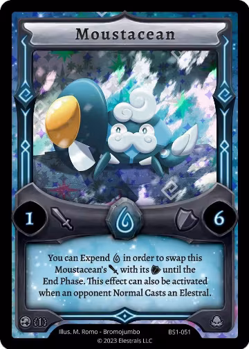 Moustacean (BS1-051), Base Set [First Edition] — Elestrals card price