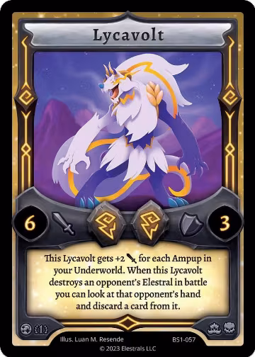 Lycavolt (BS1-057), Base Set [First Edition] — Elestrals card price