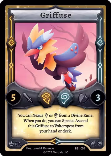 Griffuse (BS1-059), Base Set [First Edition] — Elestrals card price