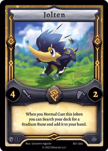Jolten (BS1-066), Base Set [First Edition] — Elestrals card price