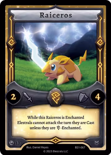 Raiceros (BS1-067), Base Set [First Edition] — Elestrals card price