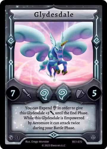 Glydesdale (BS1-070), Base Set [First Edition] — Elestrals card price