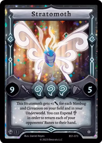 Stratomoth (BS1-073), Base Set [First Edition] — Elestrals card price