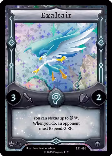 Exaltair (BS1-080), Base Set [First Edition] — Elestrals card price