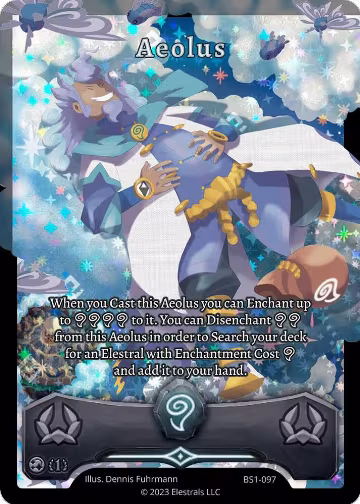 Aeolus (BS1-097), Base Set [First Edition] — Elestrals card price