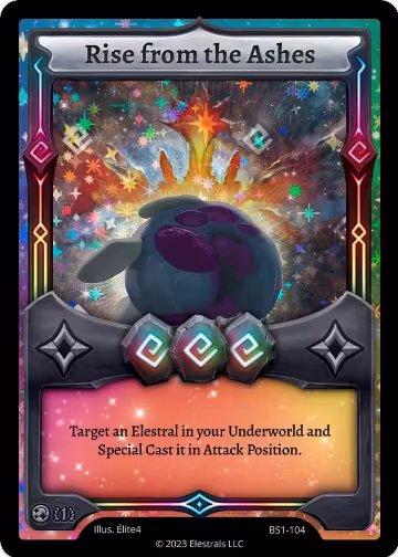 Rise from the Ashes (BS1-104), Base Set [First Edition] — Elestrals card price
