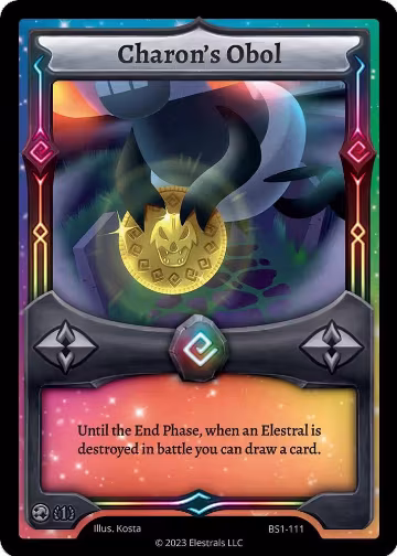 Charon's Obol (BS1-111), Base Set [First Edition] — Elestrals card price