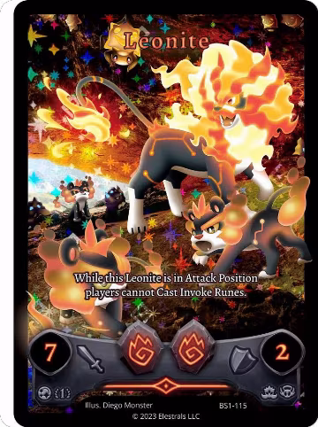 Leonite (Full Art) (BS1-115), Base Set [First Edition] — Elestrals card price