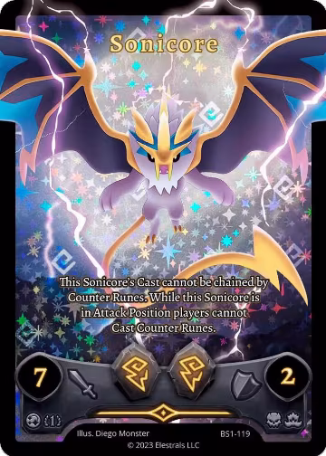 Sonicore (Full Art) (BS1-119), Base Set [First Edition] — Elestrals card price