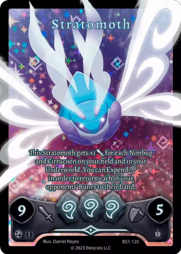 Stratomoth (Full Art) (BS1-120), Base Set [First Edition] — Elestrals card price
