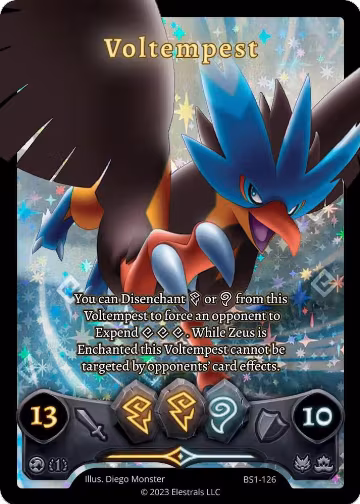 Voltempest (Box Topper) (BS1-126), Base Set [First Edition] — Elestrals card price