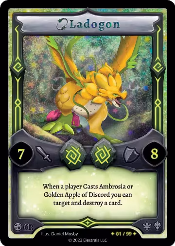 Ladogon (Serialized) (/99), Base Set [First Edition] — Elestrals card price