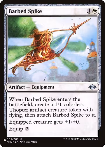 Barbed Spike (005/303), The List Reprints — Magic card price