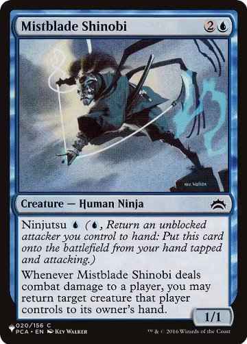 Mistblade Shinobi (020/156), The List Reprints — Magic card price