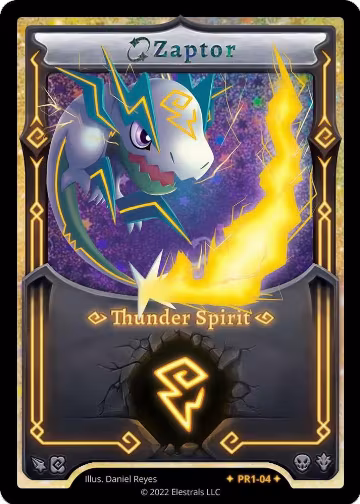 Zaptor (PR1-04), Base Promos [Kickstarter Edition] — Elestrals card price