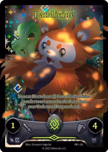 Pandicine (Full Art) (PR1-09), Base Promos [Kickstarter Edition] — Elestrals card price