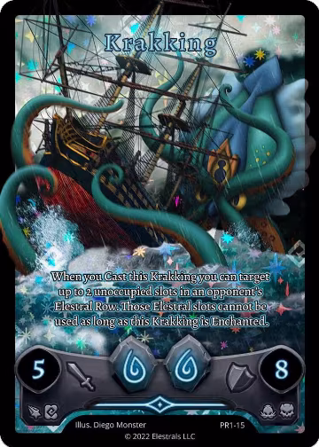 Krakking (PR1-15), Base Promos [Kickstarter Edition] — Elestrals card price