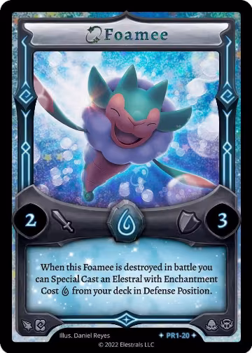 Foamee (PR1-20), Base Promos [Kickstarter Edition] — Elestrals card price
