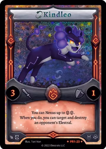 Kindleo (PR1-23), Base Promos [Kickstarter Edition] — Elestrals card price