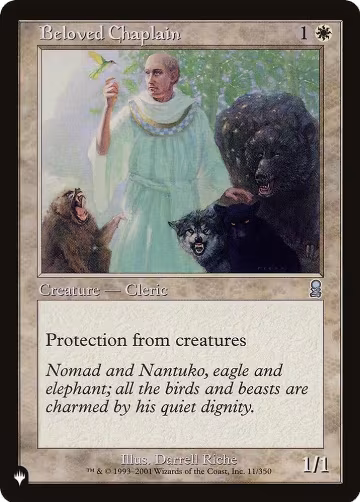 Beloved Chaplain (11/350), The List Reprints — Magic card price