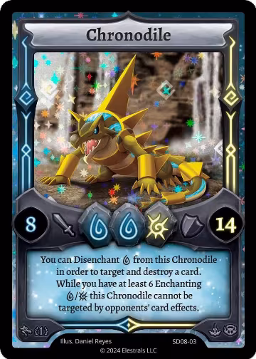Chronodile (SD08-03), Chronodile Starter Deck [First Edition] — Elestrals card price