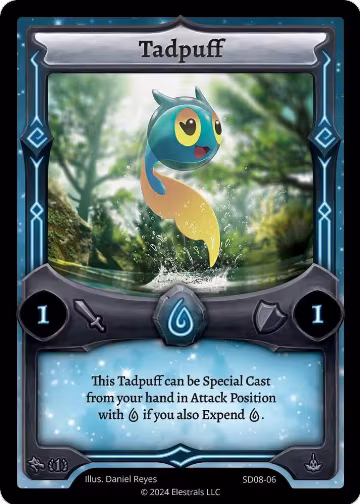 Tadpuff (SD08-06), Chronodile Starter Deck [First Edition] — Elestrals card price