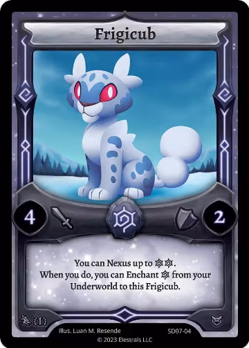 Frigicub (SD07-04), Emperowatt Starter Deck [First Edition] — Elestrals card price