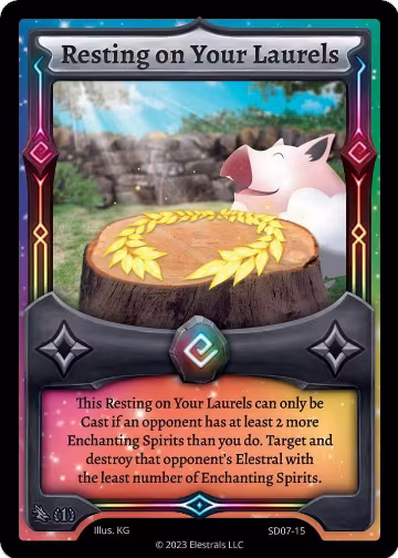 Resting on Your Laurels (SD07-15) — card price