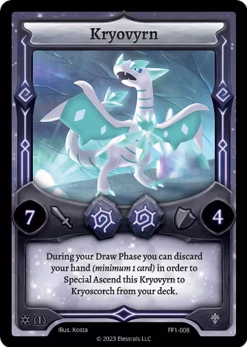 Kryovyrn (FF1-008), Frostfall [First Edition] — Elestrals card price